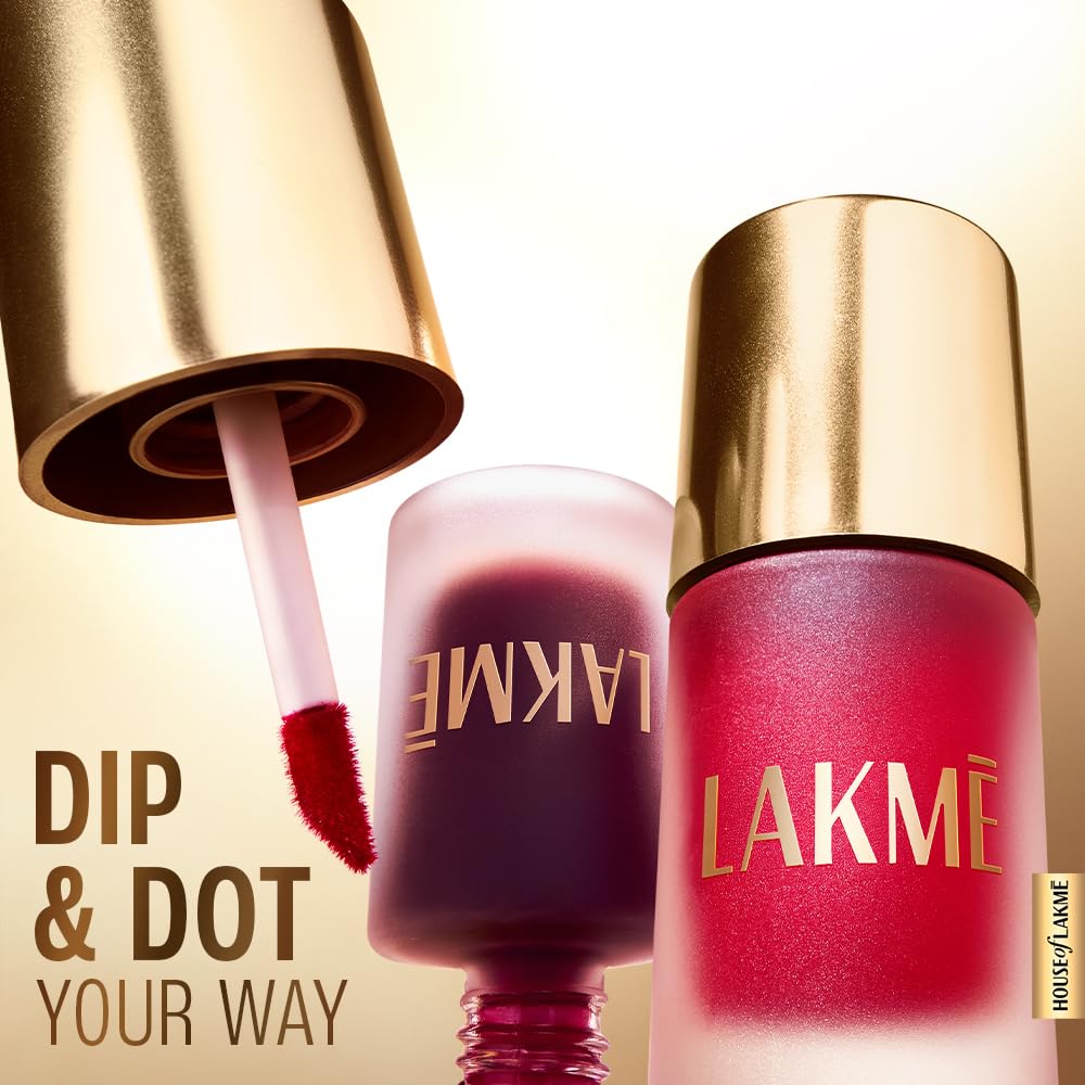 Lakme 9to5 Double Duty Lip & Cheek Water Stain Sunset Kiss - 9ml