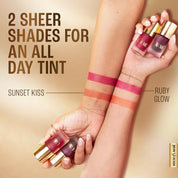 Lakme 9to5 Double Duty Lip & Cheek Water Stain Sunset Kiss - 9ml