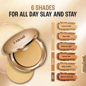 Lakme 9 to 5 Primer with Matte Powder Foundation Compact