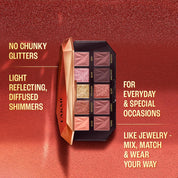 Lakme Be-Jewel Multichrome Eyeshadow Palette |10 Shades |