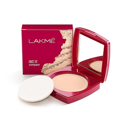 Lakme Forever Matte Compact, Smooth Finish, Lightweight Compact Powder That Lasts for 12 HrsFor A Natural Even Toned Look