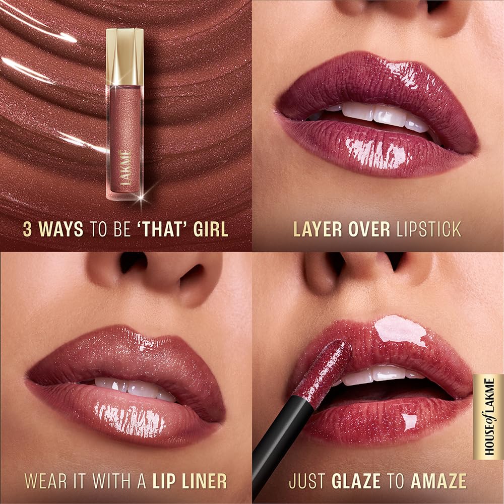 Lakme Glitterati Lip Glaze 301 Crystal Crush 5ml