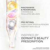 Lakme Perfect Radiance Pigmentation Treatment Serum with 15% Niacinamide Resorcinol Pro Retinol Complex,