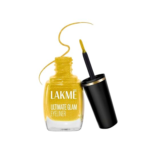 Lakme Ultimate Glam Eye Liner, Semi Matte, Quick drying, Water resistant & Smudgeproof Eye Liner