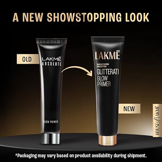 Lakme Unreal Glow Primer, infused with luminescent pearls, lightweight sheer texture, long-lasting makeup (30ml)