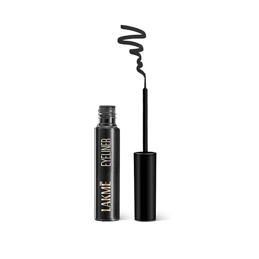 Lakme Unreal Precision Liquid Eye Liner Long Lasting Matte & Shimmer Finish, Lightweight & Smudgeproof Eye Liner, Black, 4.5ml