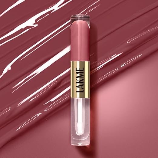 Lakme 9to5 Double Duty Matte to Glass  Liquid Lipstick