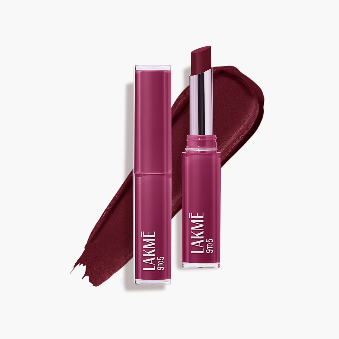 Lakme 9to5 Lip Tattoo Matte Slim Stick, Vision in Pink, 2g,