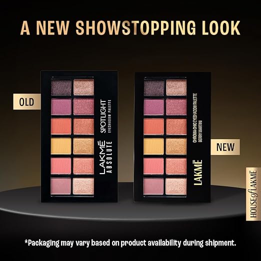 Lakmé Glitterati Chroma Chic Eye Shadow Palette,  Berry Martini|| 12 g