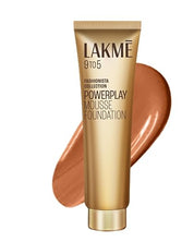 Lakme Powerplay Mousse Foundation, Matte Finish, Full coverage, Lightweight, Long Lasting Face Makeup,Beige