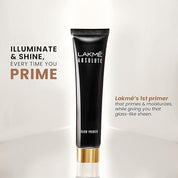 Lakme Unreal Glow Primer, infused with luminescent pearls, lightweight sheer texture, long-lasting makeup (30ml)