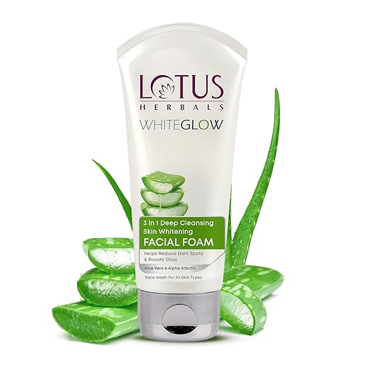 Lotus Herbals 3 in 1 Deep Cleansing Facial Foam | Face Wash for Women & Men |