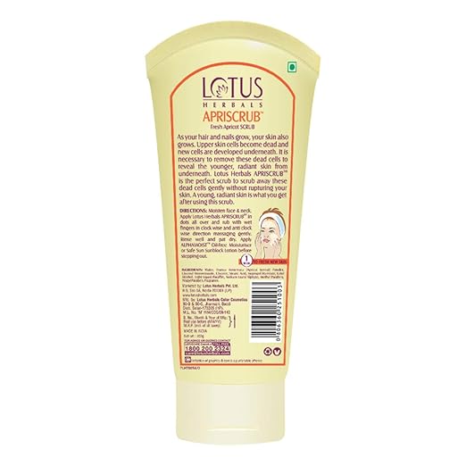 Lotus Herbals Apriscrub Fresh Apricot Scrub
