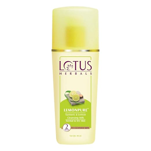 Lotus Herbals Lemonpure Turmeric And Lemon Cleansing Milk