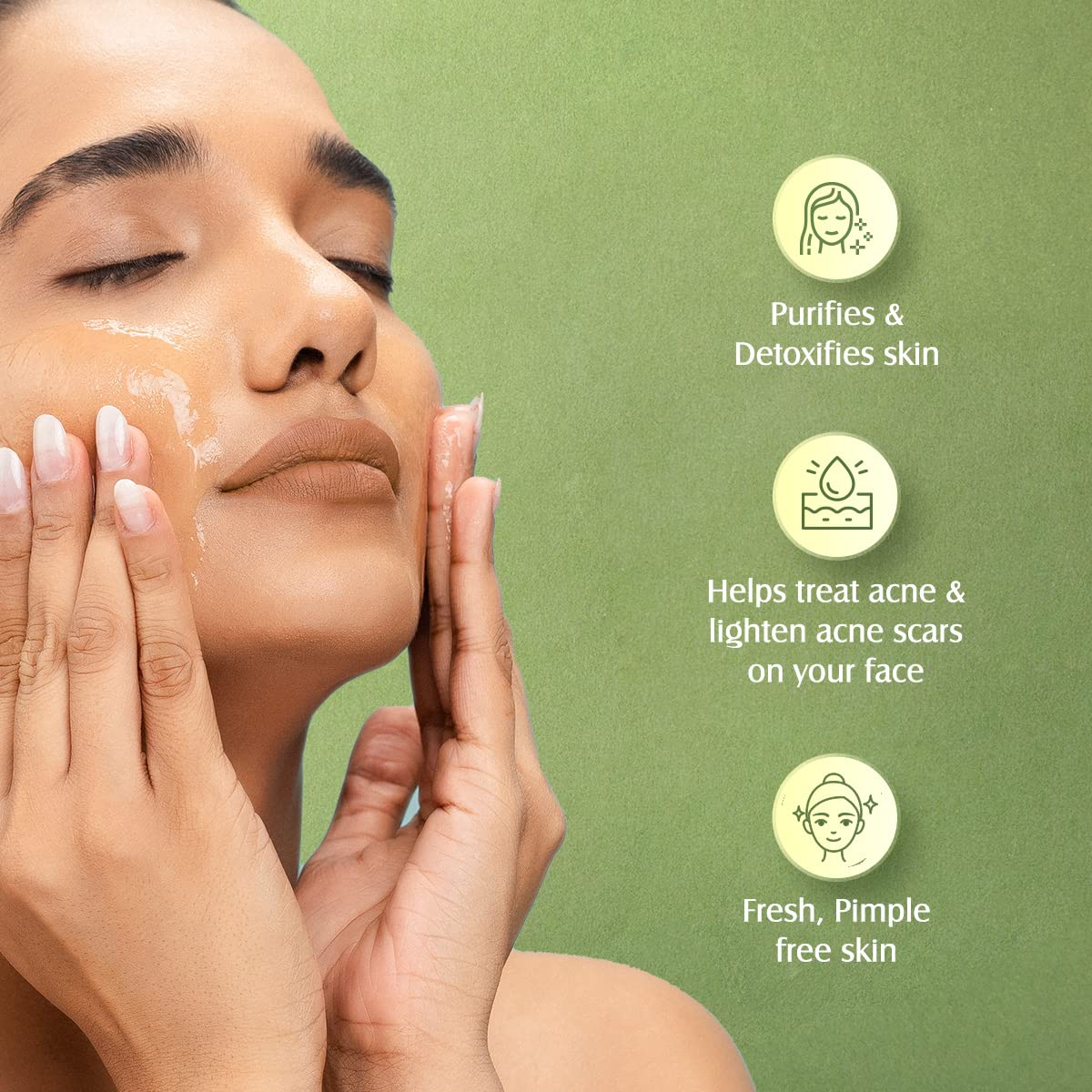 Lotus Herbals Neem And Clove Purifying Face Wash With Active Neem Slices, 120g