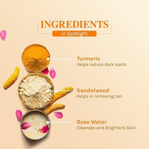 Lotus Herbals Radiance Boost Ubtan Face Wash With 0.075% Salicylic Acid