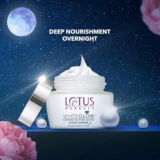 Lotus Herbals Whiteglow Advanced Pink Glow Night Cream