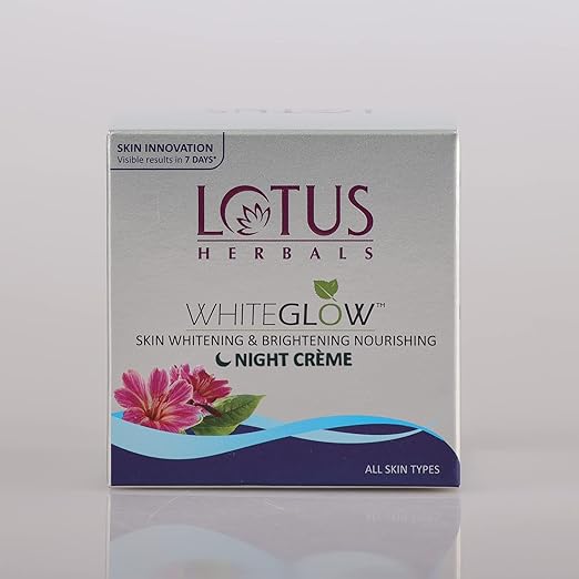 Lotus Herbals Whiteglow Skin Whitening & Brightening Nourishing Night Creme 60g