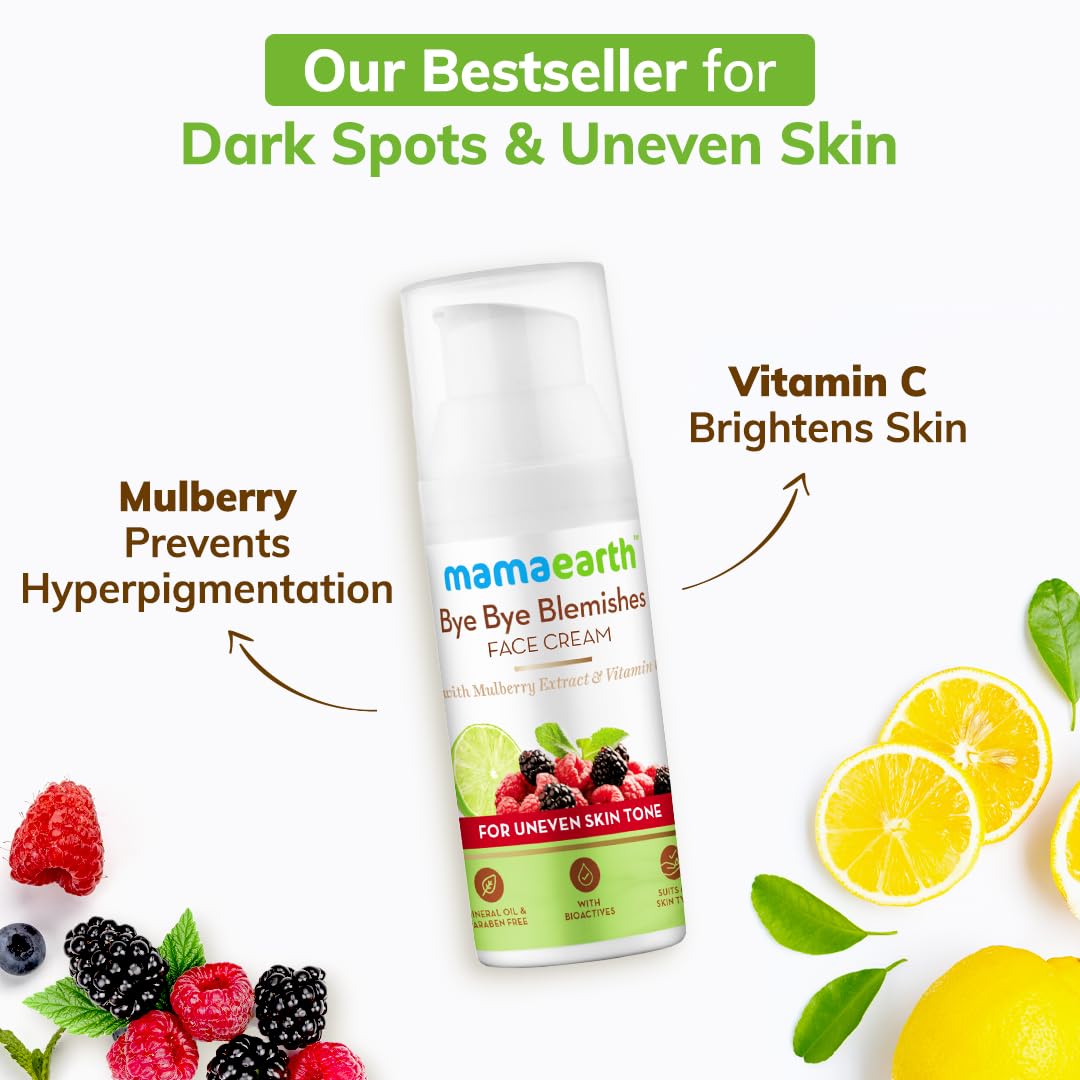 Mamaearth Bye Bye Blemishes* Face Cream 30ml