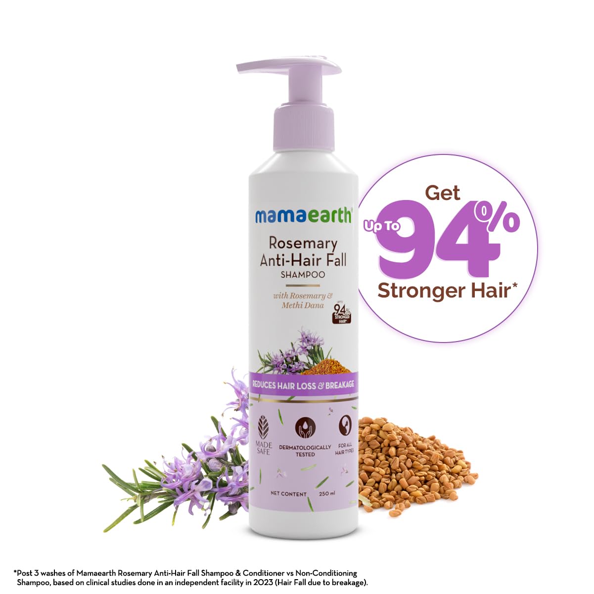 Mamaearth Rosemary Anti Hair Fall Shampoo 250 ml