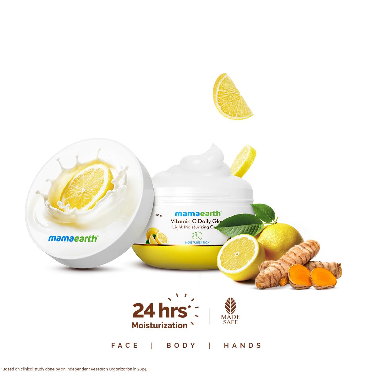 Mamaearth Vitamin C Daily Glow Light Moisturizing Cream 50g