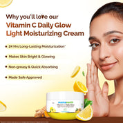 Mamaearth Vitamin C Daily Glow Light Moisturizing Cream 50g
