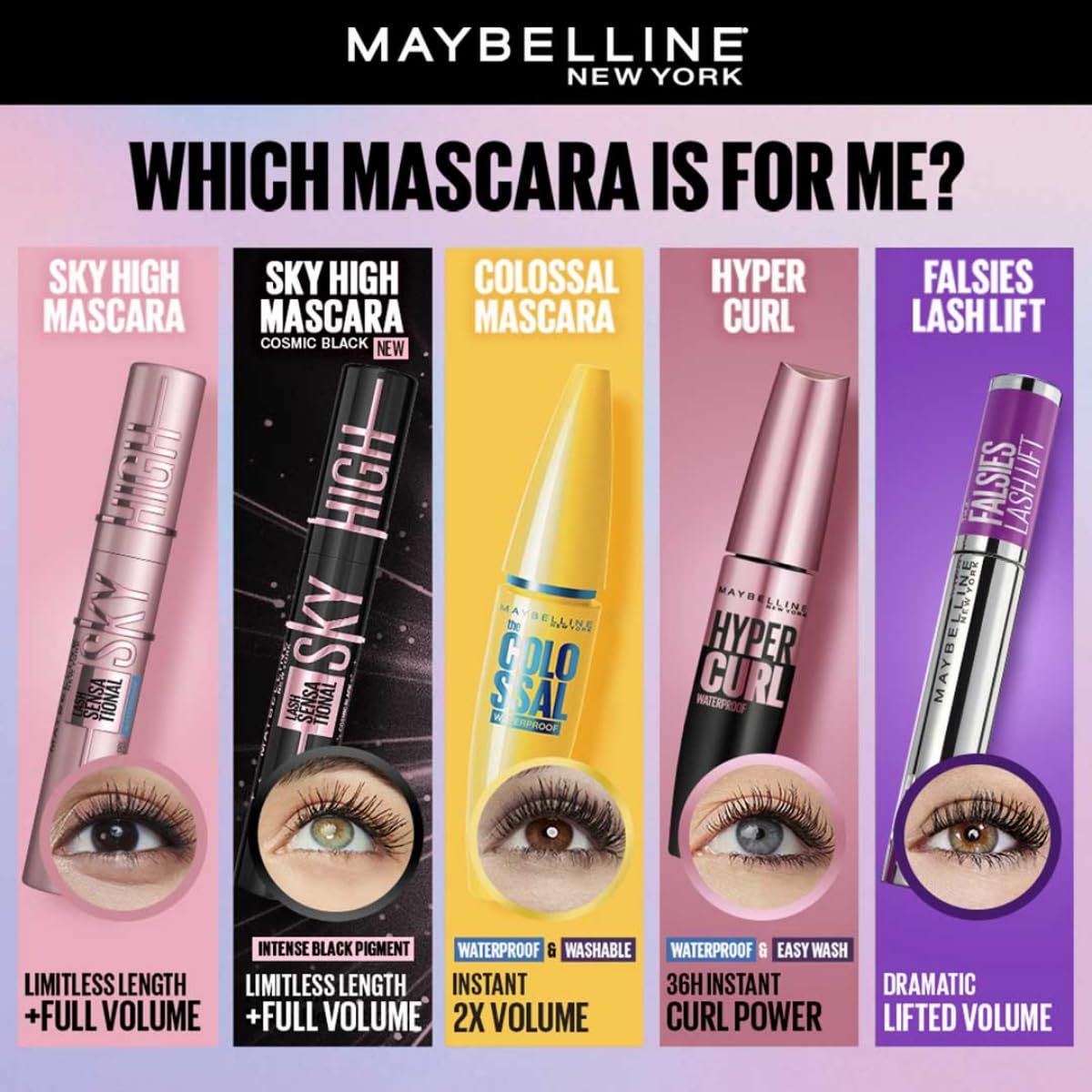 Maybelline Sky High Washable Mascara