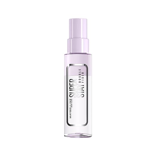 Maybelline New York Super Stay Double Fixer Setting Spray | 24HR Wear, Hydrating Spray