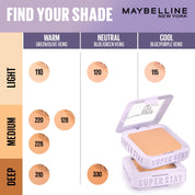 Maybelline New York Super Stay Flex Powder Foundation Compact