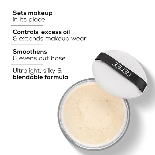 RENEE Pro Banana Loose Powder - Medium Beige - Sets Makeup, Extended Wear & Controls Shine - Vitamin C & E Infused Formula For Flawless Mattified Skin - 10 Gm - All Skin Type
