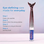 Whimsy Beauty Mermaid Liquid Kajal Liner for Kids and Pre Teens | Waterproof Smudge Proof Eye Liner with Precision Tip | 4 to 16 Years | Organic, Natural, Chemical Free | 1.7 ml (Blue)