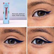 Whimsy Beauty Mermaid Liquid Kajal Liner for Kids and Pre Teens | Waterproof Smudge Proof Eye Liner with Precision Tip | 4 to 16 Years | Organic, Natural, Chemical Free | 1.7 ml (Blue)