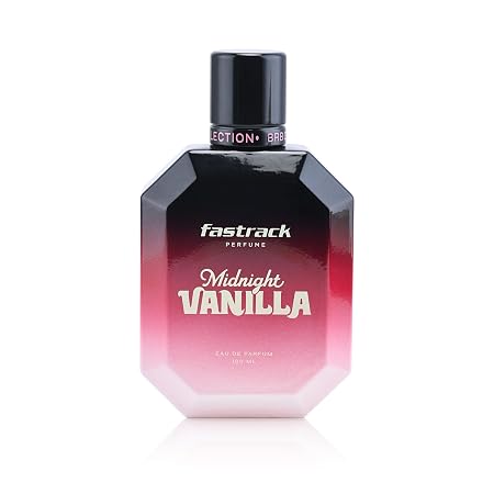 Fastrack BRB Midnight Vanilla Unisex Perfume |100 ml EDP | Gourmand: Black Vanilla, Red Apple & Honey Notes |IFRA certified| Safe for Skin