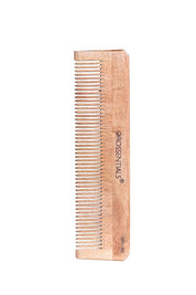 Neem Wooden Comb | Anti-Dandruff Natural Wood Comb | Handmade Wide Tooth Hair Comb for Men & Women | Reduces Hair Fall & Frizz | Scalp Care & Hair Growth