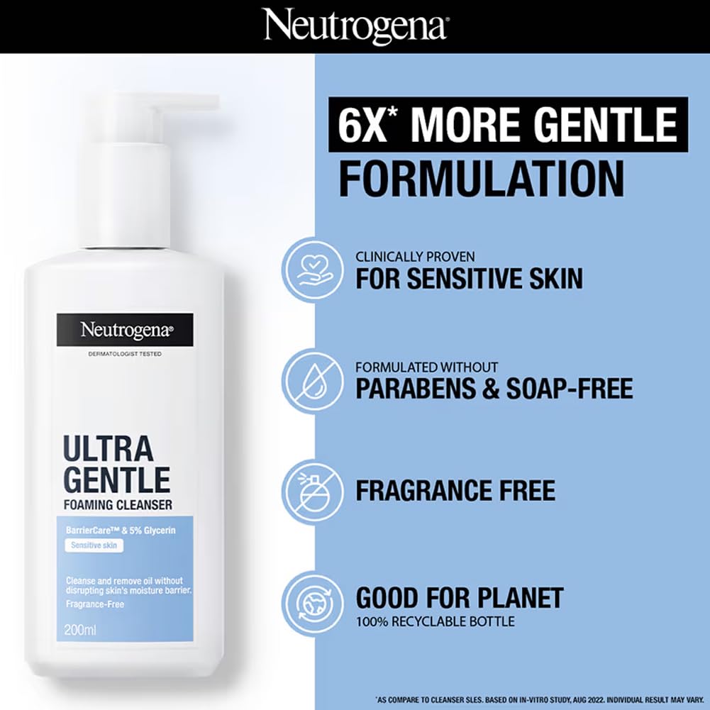 Neutrogena Ultra Gentle Foaming Cleanser