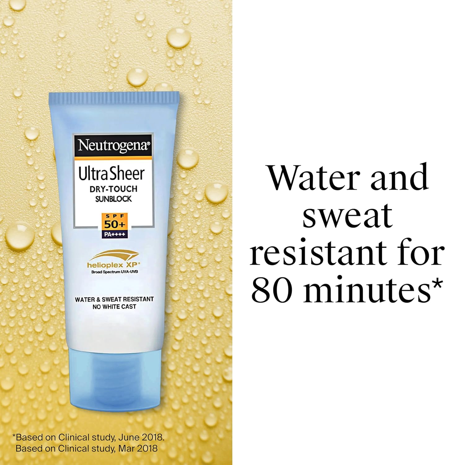 Neutrogena Ultra Sheer Sunscreen SPF 50+ | Broad Spectrum UVA/UVB