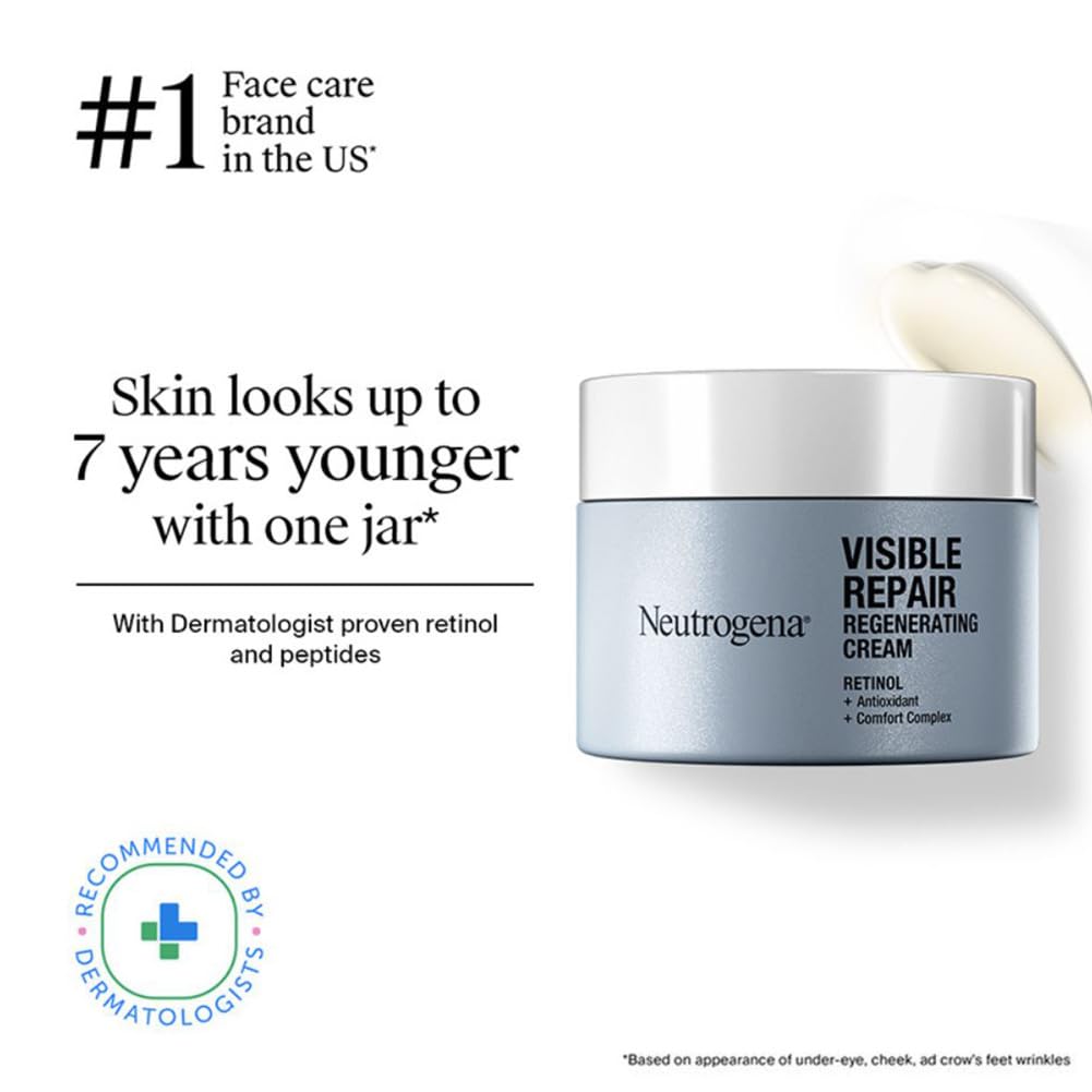 Neutrogena Visible Repair Retinol Day & Night Cream 50g