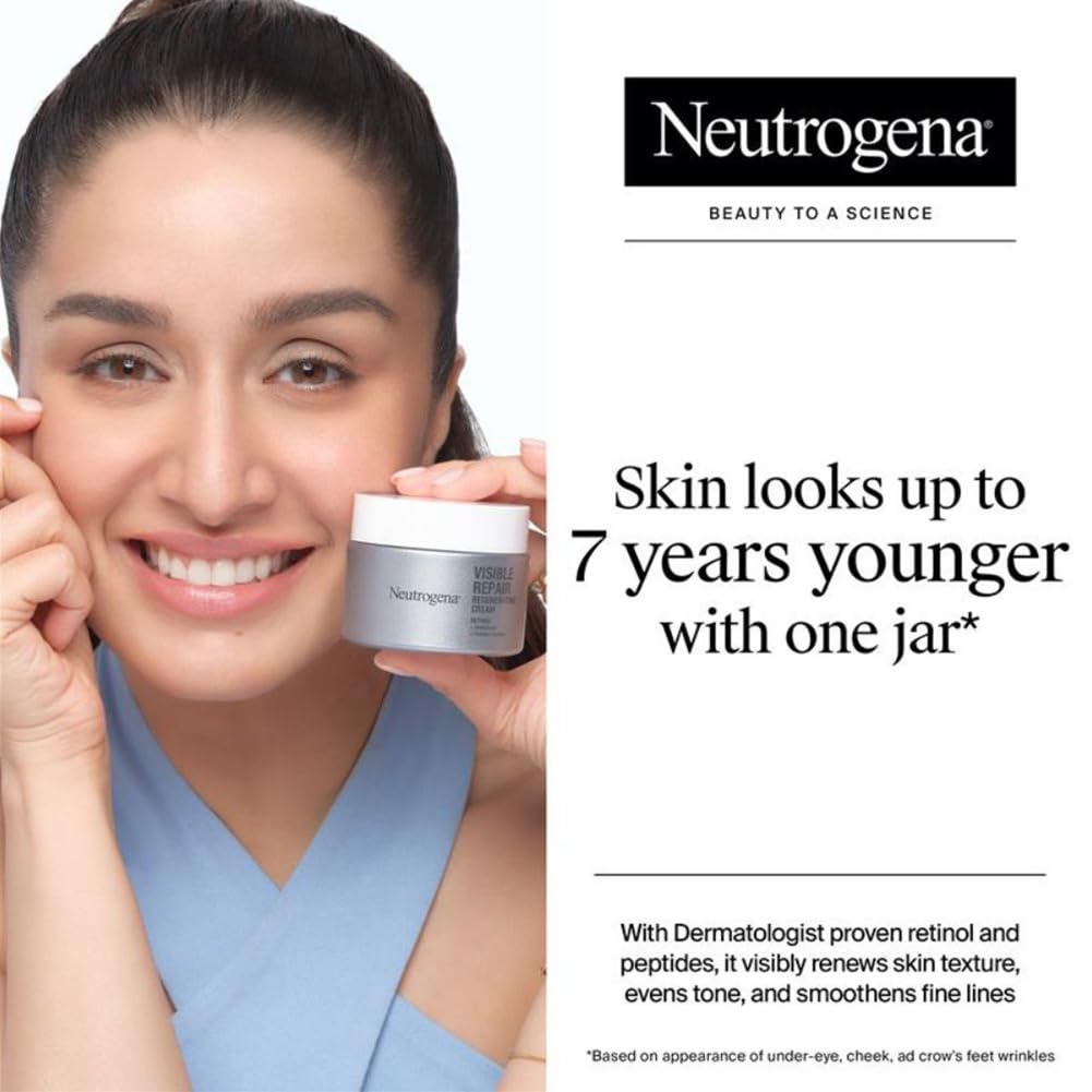 Neutrogena Visible Repair Retinol Day & Night Cream 50g