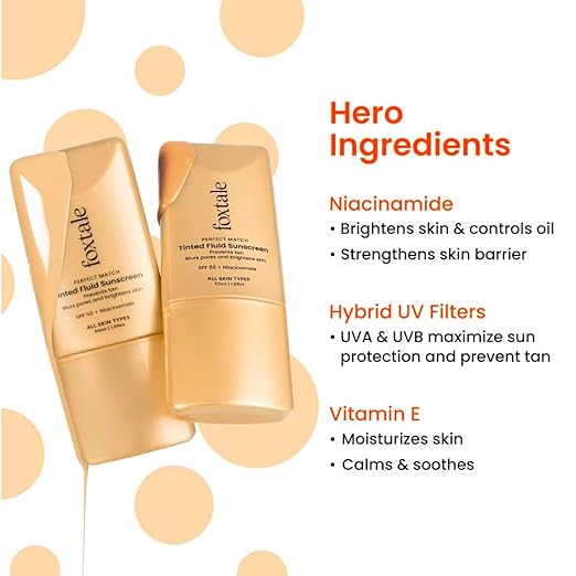 Foxtale SPF 50 Tinted Sunscreen PA++++ -