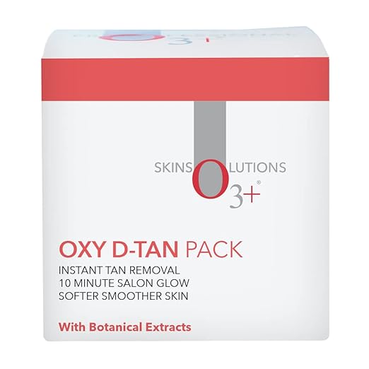 O3+ D-TAN Pack for Instant Tan Removal & Sun Damage Protection, 300g