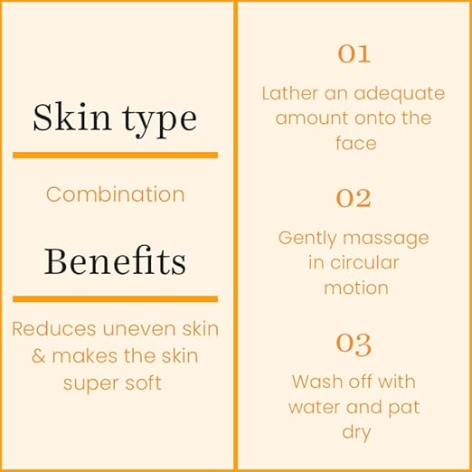 O3+ Vitamin C glowing face wash