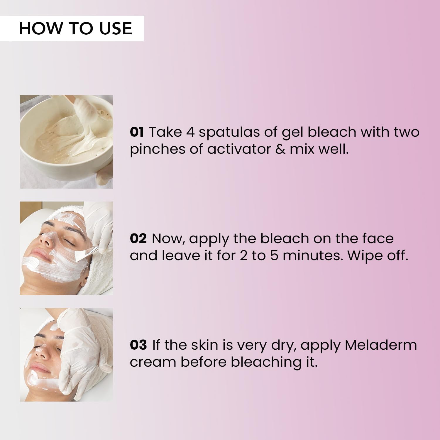 O3+ Meladerm Vitamin C Gel Bleach 96g
