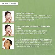 O3+ Mijoo Korea Glass Glow Facial Kit with Rice Water & Probiotics for Radiance