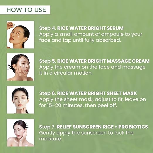 O3+ Mijoo Korea Glass Glow Facial Kit with Rice Water & Probiotics for Radiance