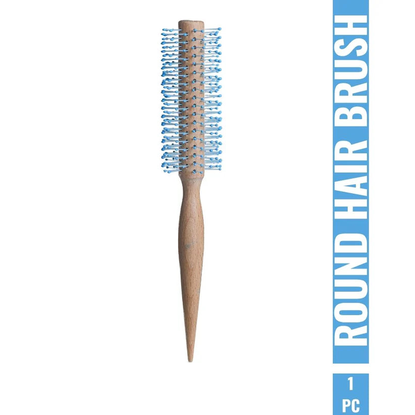 OROSSENTIALS Round Nylon Blue Hair Brush (ORO-054)