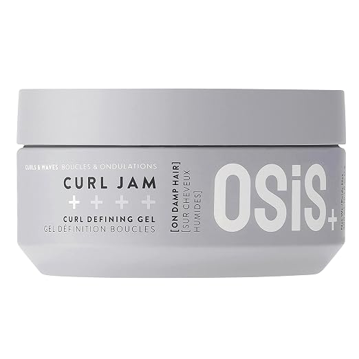 OSiS+ Schwarzkopf Professional Curl Jam-Curl Defining Gel for Hair styling|Light Hold|For natural shine and Soft Bouncy Curls|Protection against Humdity|Provides intense Moisture|Vegan|Glycerin|300 ml
