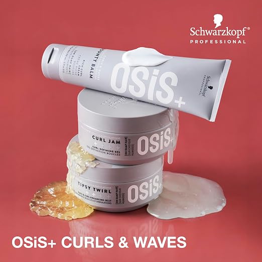 OSiS+ Schwarzkopf Professional Curl Jam-Curl Defining Gel for Hair styling|Light Hold|For natural shine and Soft Bouncy Curls|Protection against Humdity|Provides intense Moisture|Vegan|Glycerin|300 ml