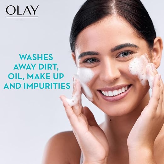 Olay Luminous Brightening Foaming Cleanser | Face Wash | Clear and Even Skin | With Glycerin | Normal, Oily, Dry, Combination Skin | 100g
