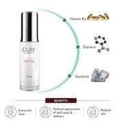 Olay Luminous Light Perfecting Serum with 99% Pure Niacinamide | Pearl like Radiance & Healthy Glow | Normal, Dry, Oily & Combination skin | 30 ml