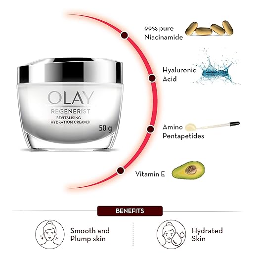 Olay Regenerist Advanced Anti Aging Revitalising Hydration Skin Cream (Moisturizer) SPF 15, 50G